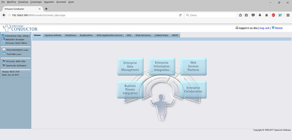 OpenLink Virtuoso Conductor - Fontistoriche