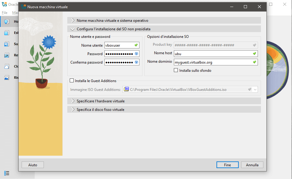 Oracle Virtual Box - step 2.5